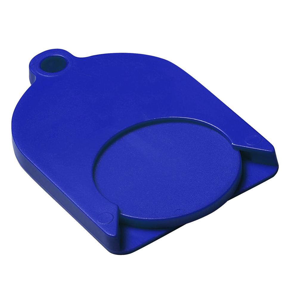 Chip-sleutelhanger "Ghost" met chip - standaard blauw PP