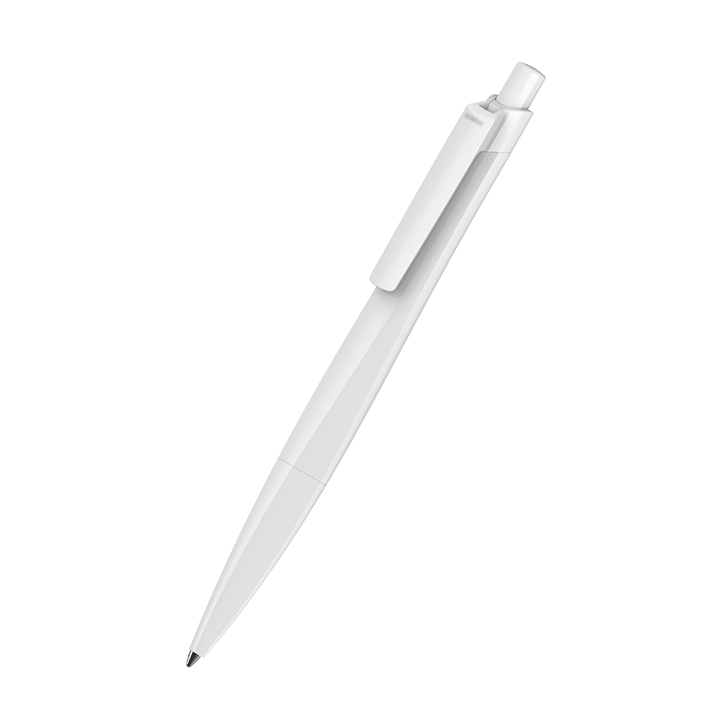 Klio-Eterna - Shape recycling - Drukknop-balpenrood - Wit